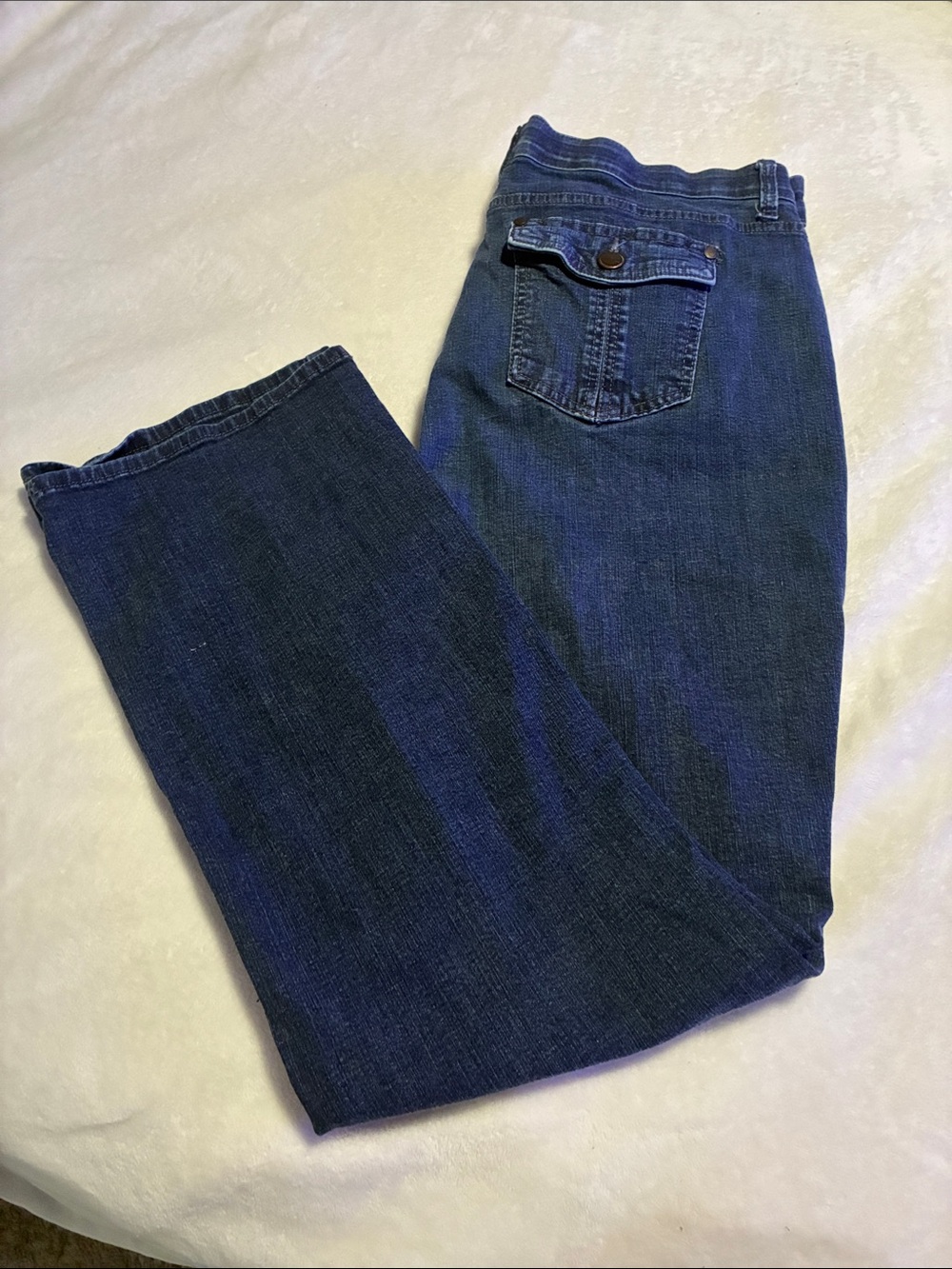 Gloria Vanderbilt Women’s Dark Blue Denim Jeans